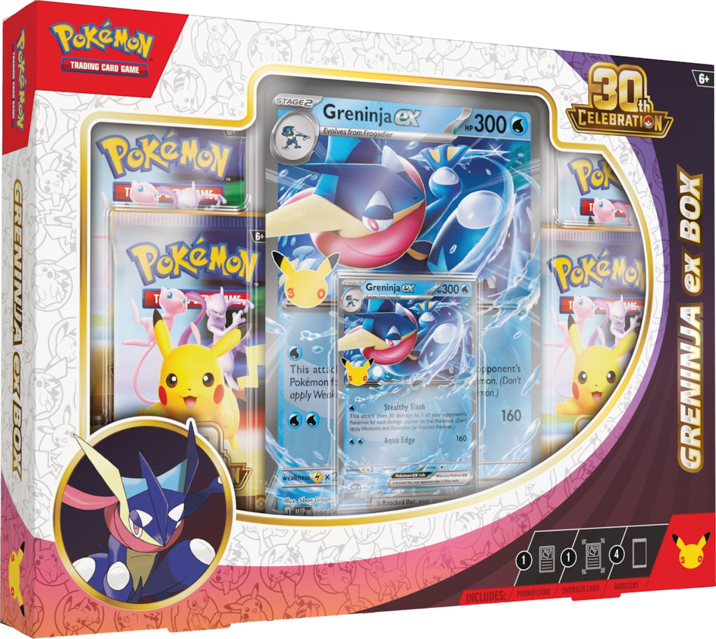 Pokemon 30th Celebration Ex Box - Greninja, English Edition