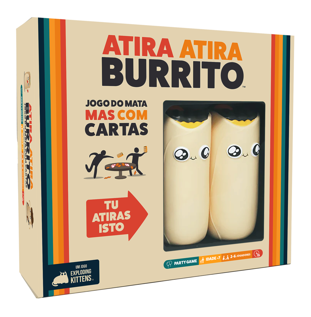 atira atira burrito jogo de tabuleiro