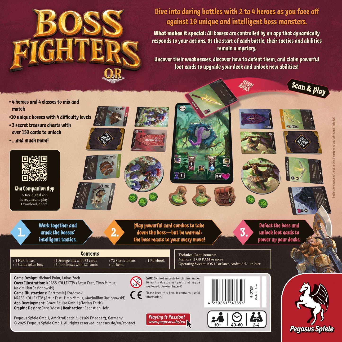Boss Fighters Board Game, English Edition