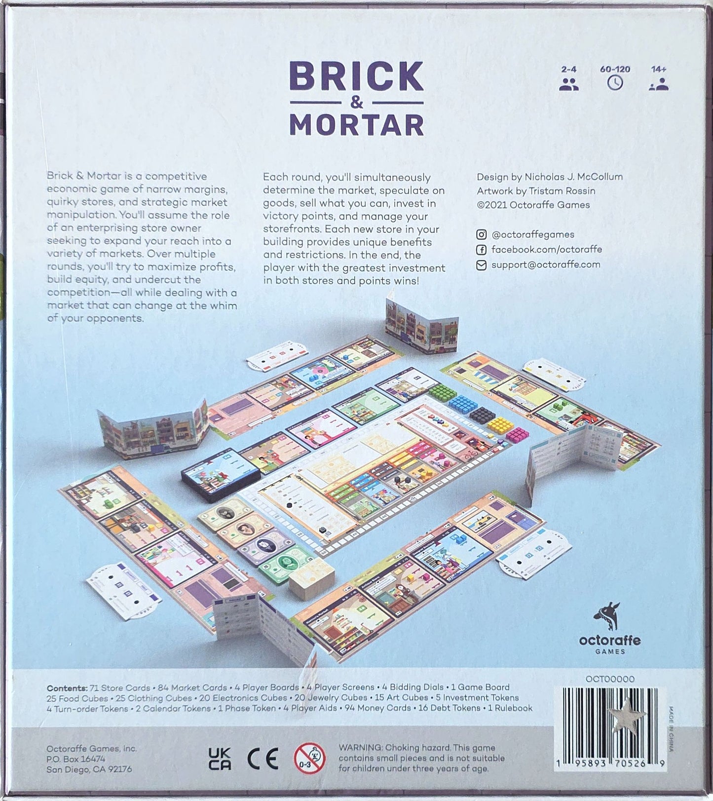 Brick & Mortar Board Game, Used, English Edition
