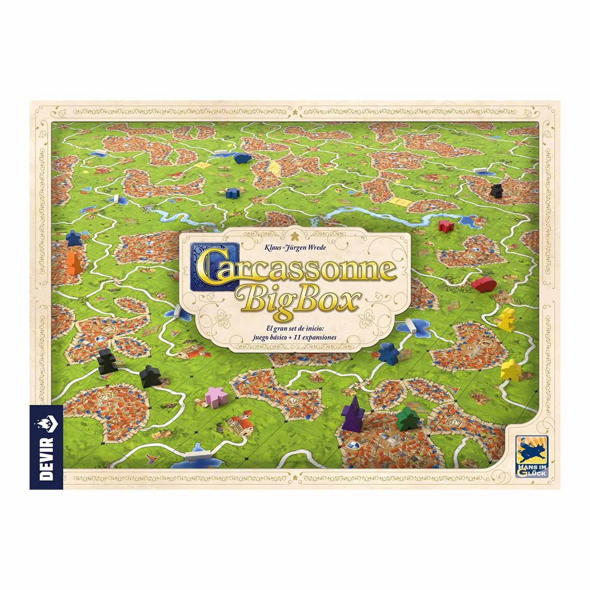 Carcassone Big Box Juego de Mesa, Edicíon en Español