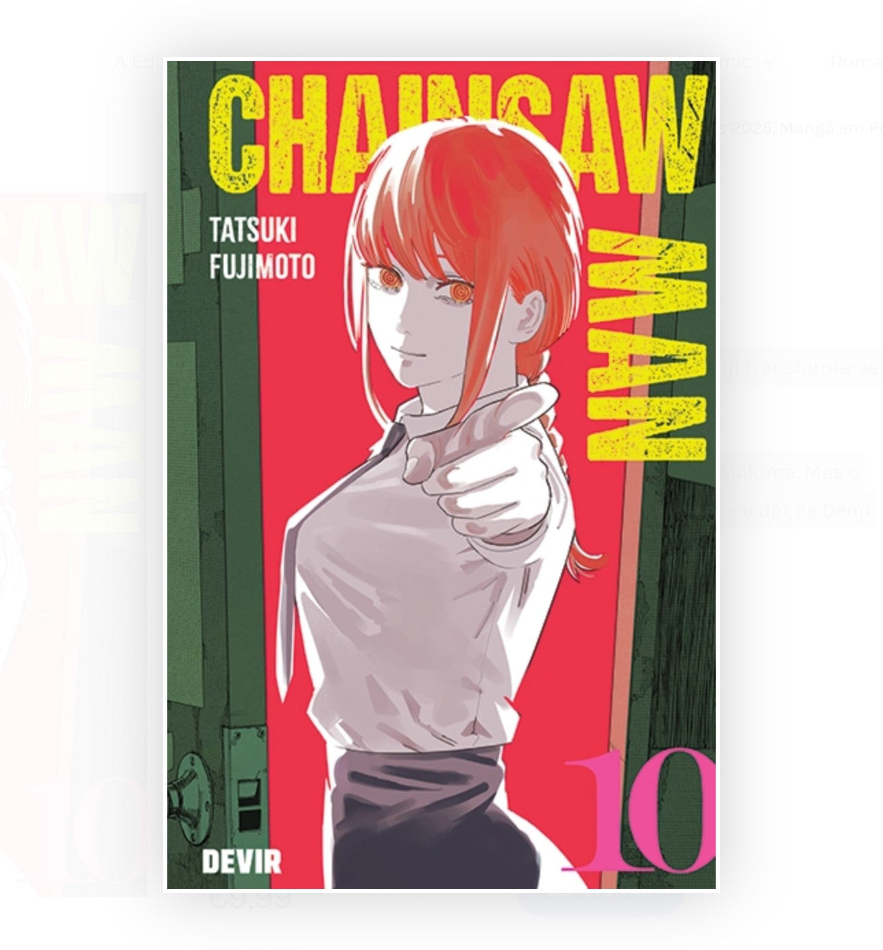 Chainsaw Man Vol. 10 Mangá em Portugûes, Tatsuki Fujimoto