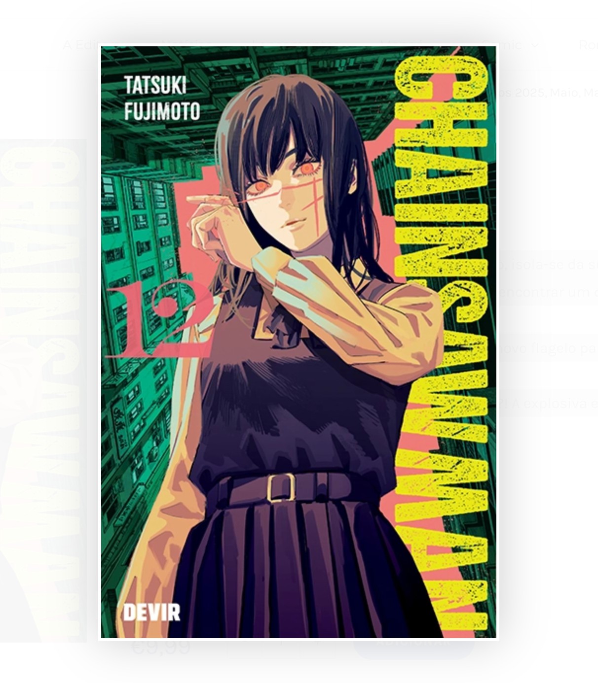 Chainsaw Man Vol. 12 Mangá em Portugûes, Tatsuki Fujimoto