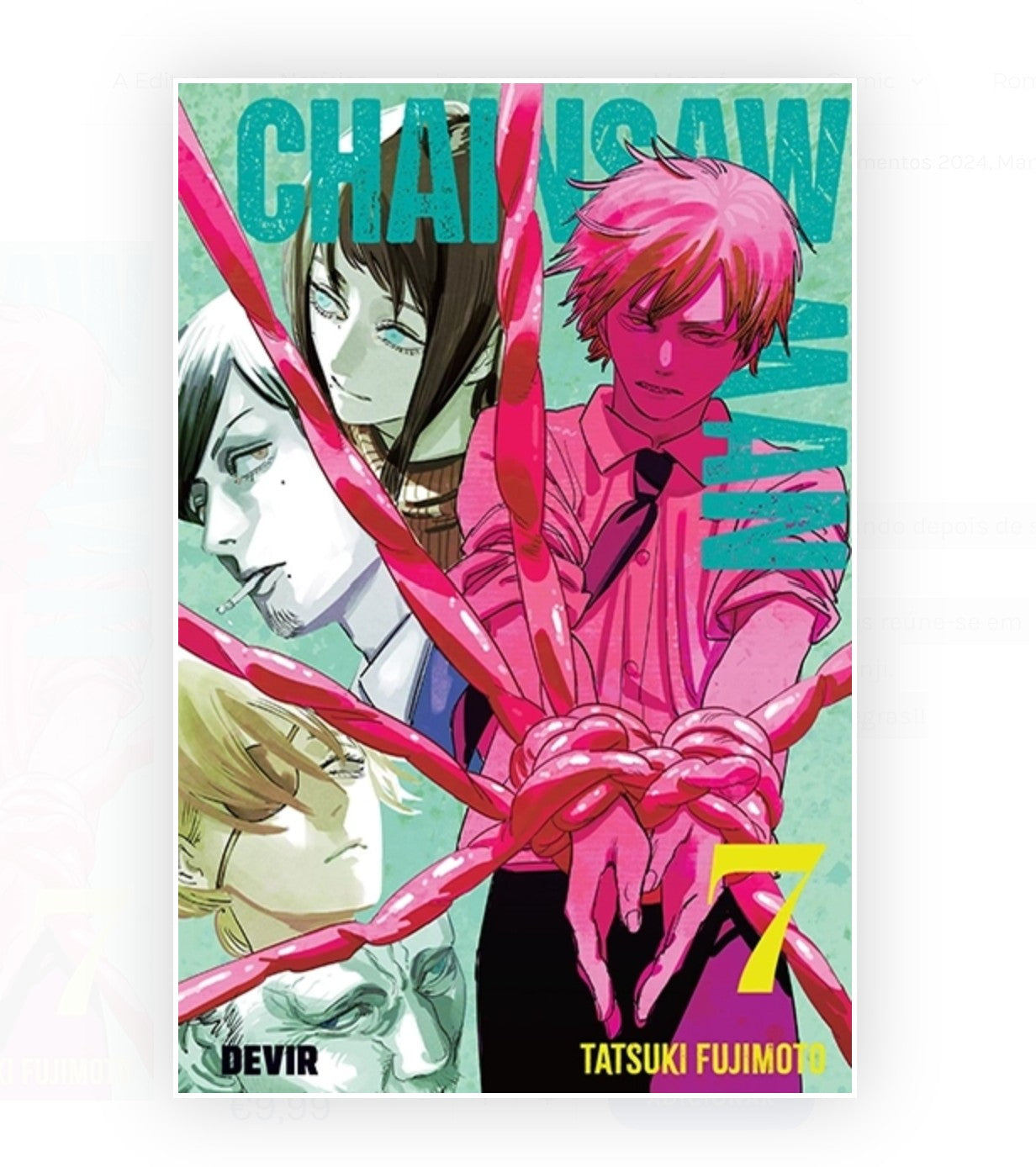 Chainsaw Man Vol. 7 Mangá em Portugûes, Tatsuki Fujimoto