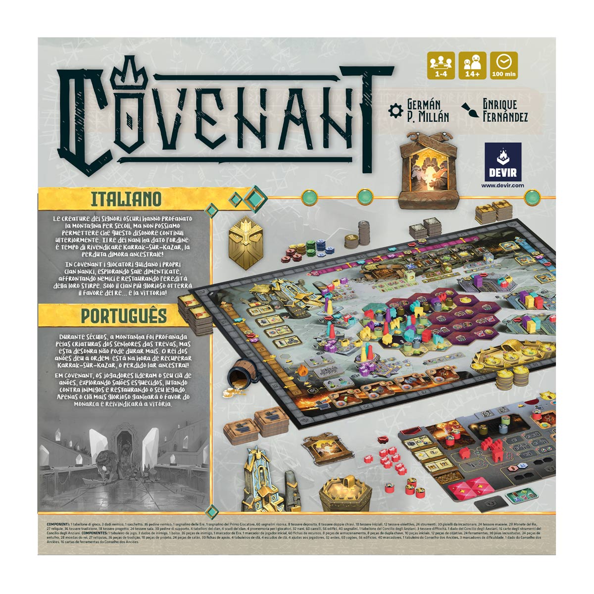 Covenant Jogo, Edicão Portuguesa