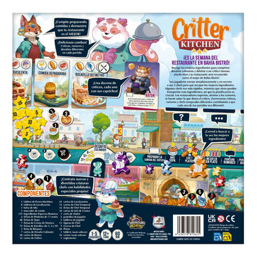 Critter Kitchen Jogo de Mesa, Edicíon en Español