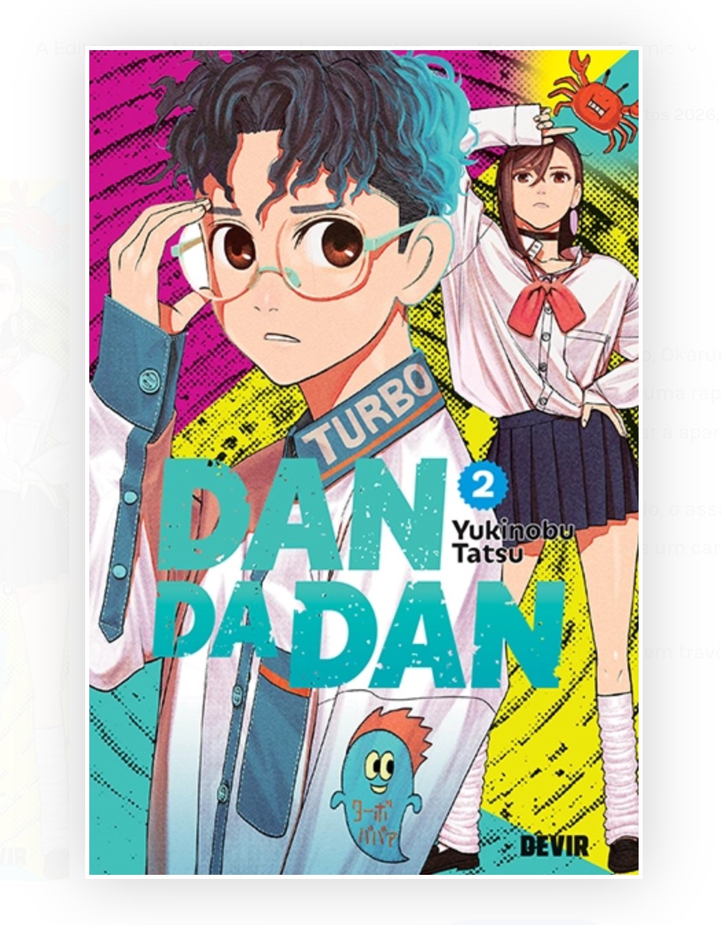 Dan Da Dan Vol. 2 Mangá em Portugûes, Yukinobu Tatsu