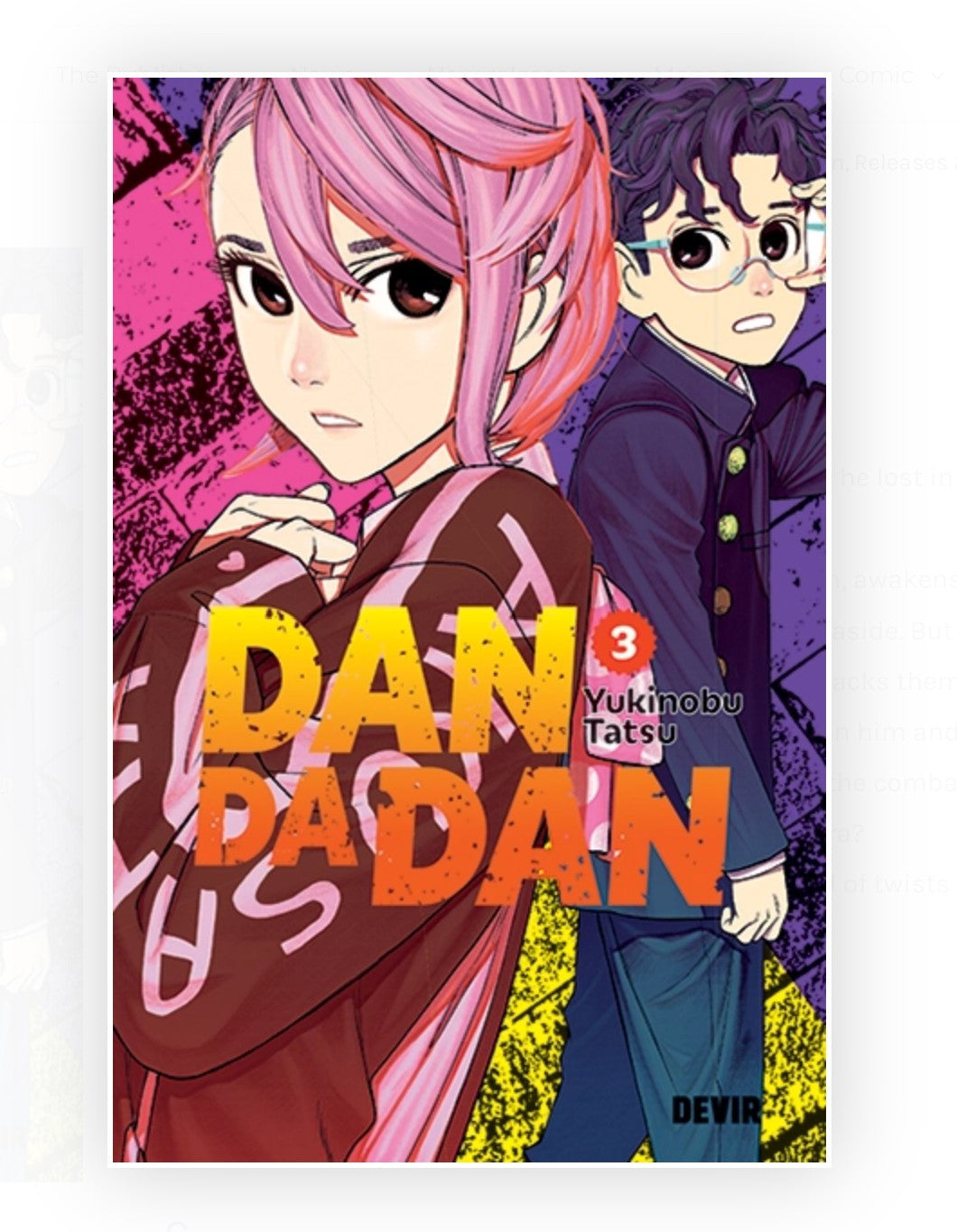 Dan Da Dan Vol. 3 Manga em Português, Yukinobu Tatsu