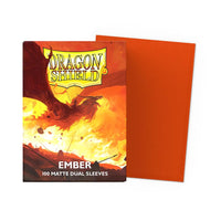 Fundas mate para cartas dobles Dragon Shield, 63 x 88, paquete de 100