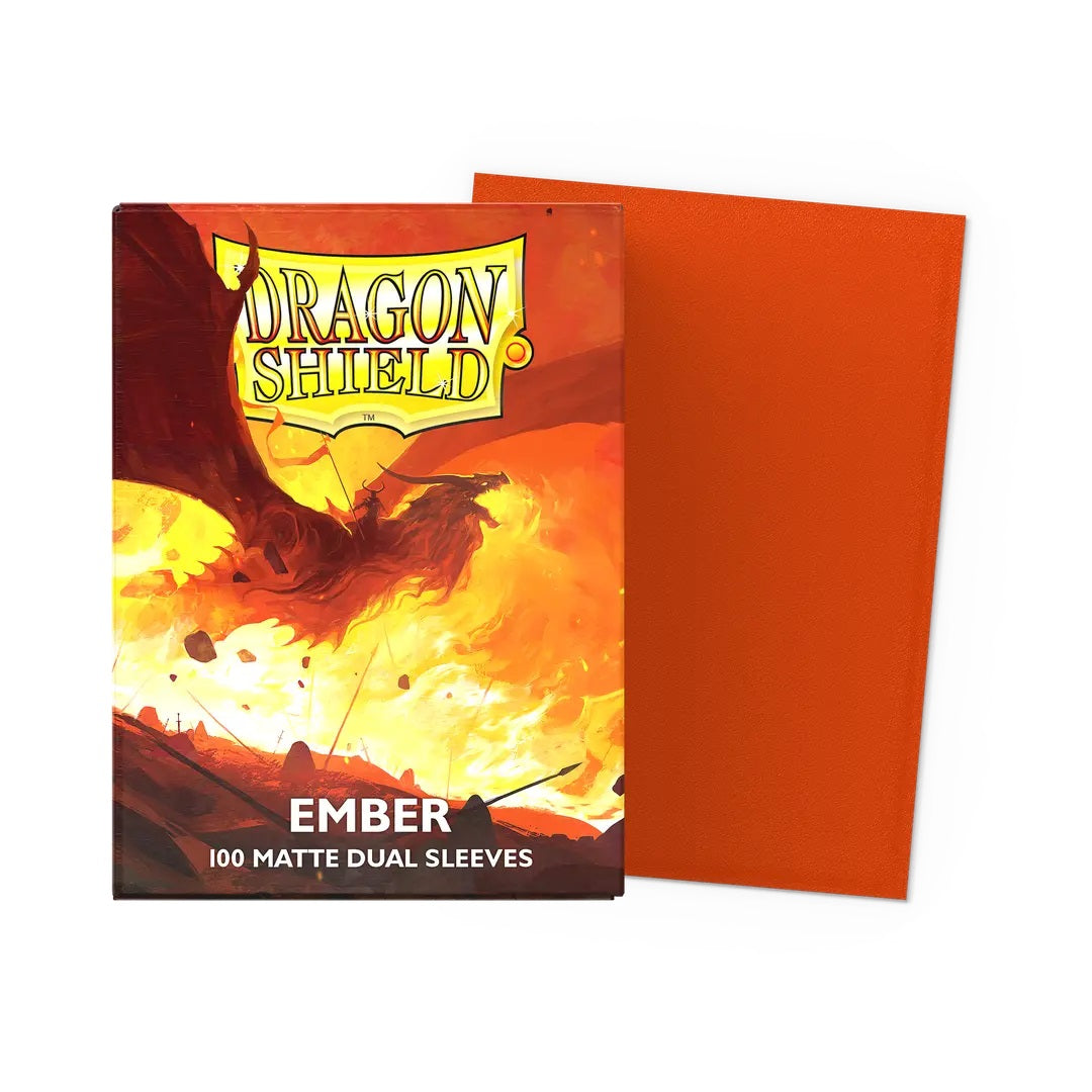Fundas mate para cartas dobles Dragon Shield, 63 x 88, paquete de 100