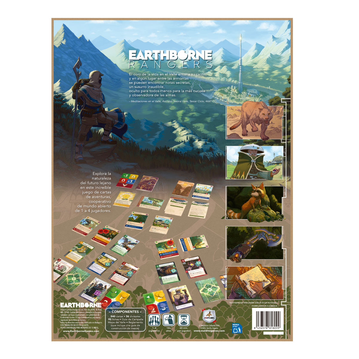 Earthborne Rangers Jogo de Mesa, Edicíon en Español