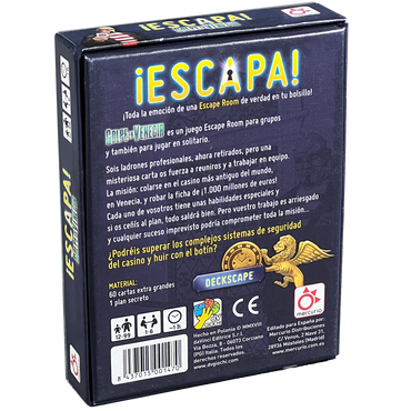 Escapa: Golpe en Venecia, Edicíon en Español