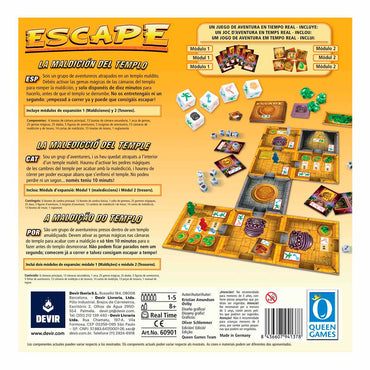 Escape: The Curse of the Temple (PT, ES)