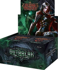 Flesh and Blood Outbreak: Booster Display, 24 Packs of 16 Cards, English