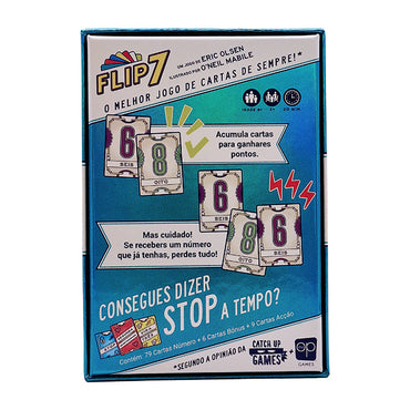 Flip 7 Jogo de Cartas, Edicão Portugûes