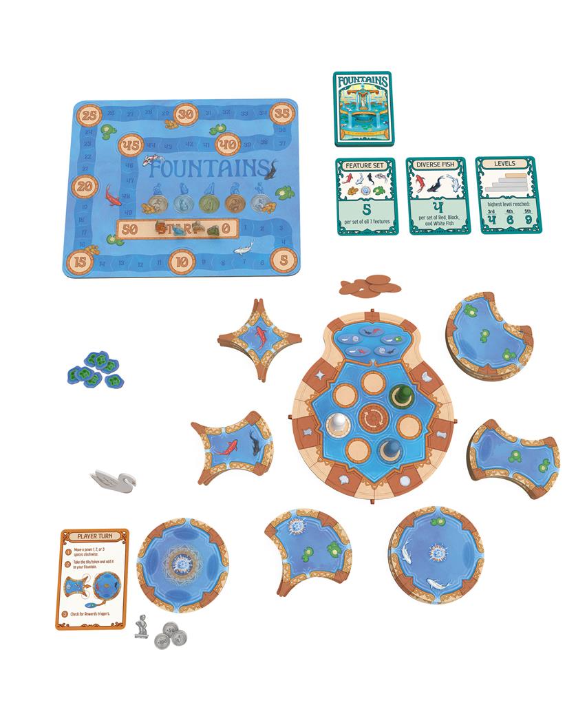 Fountains English Board Game