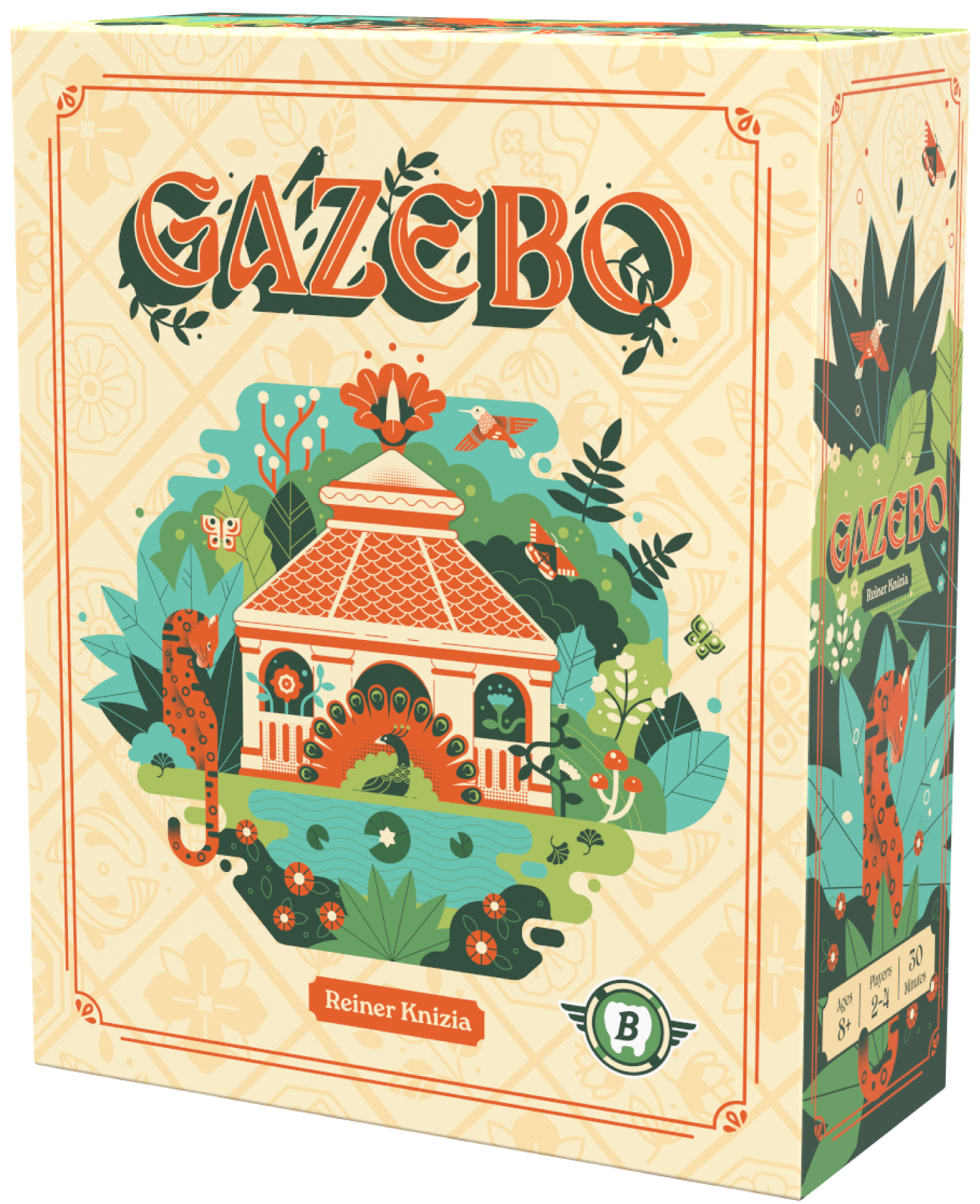 Gazebo Board Game with Travel Case, English Edition