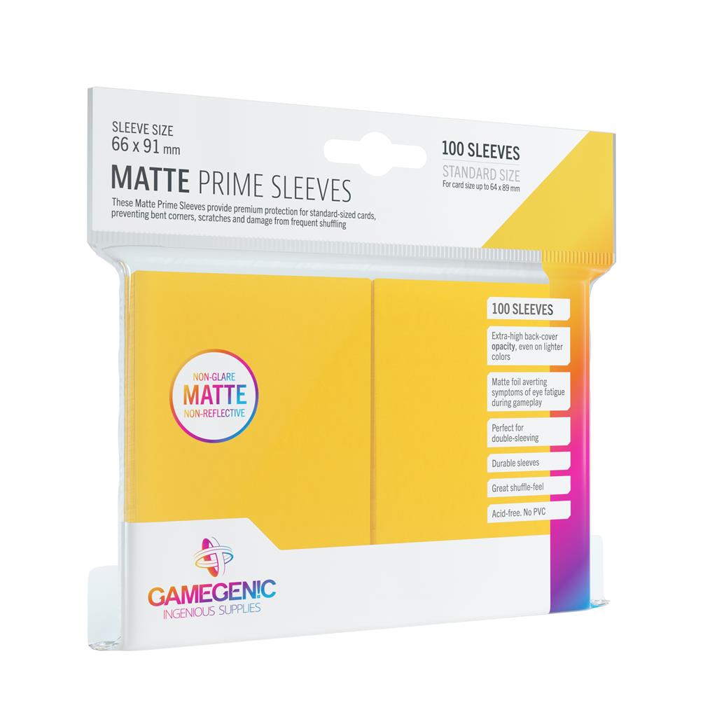 Fundas Gamegenic Matte Prime, 66 x 91, paquete de 100