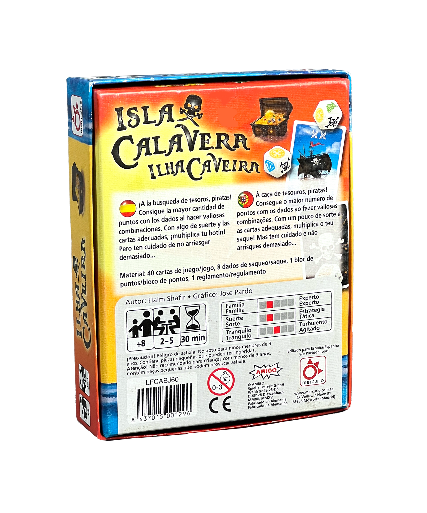 Isla Calavera, Edição em Portugues e Espanhol