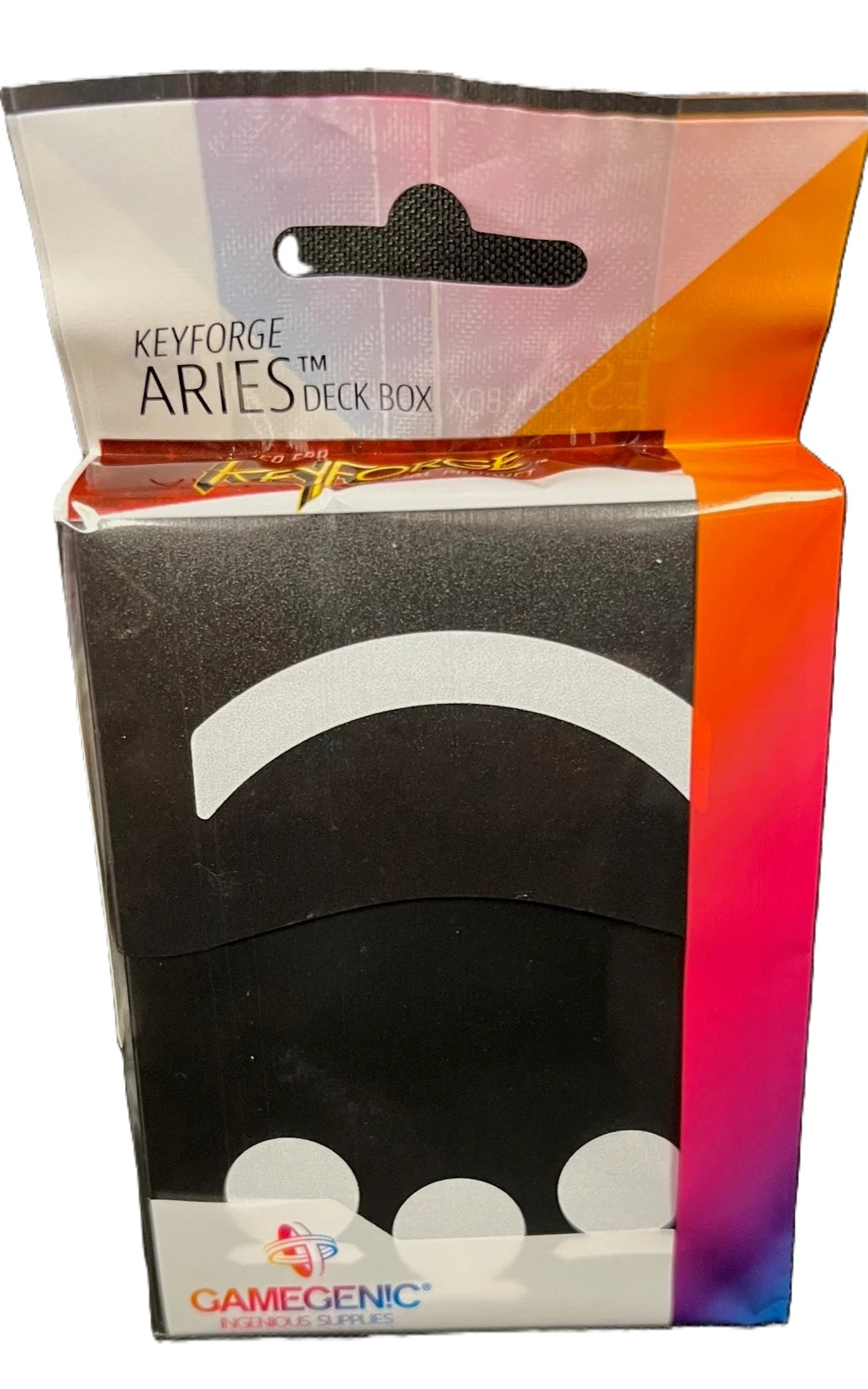 KeyForge Aries Deck Box, Black