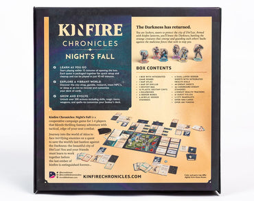Kinfire Chronicles: Nights Fall, English Board Game