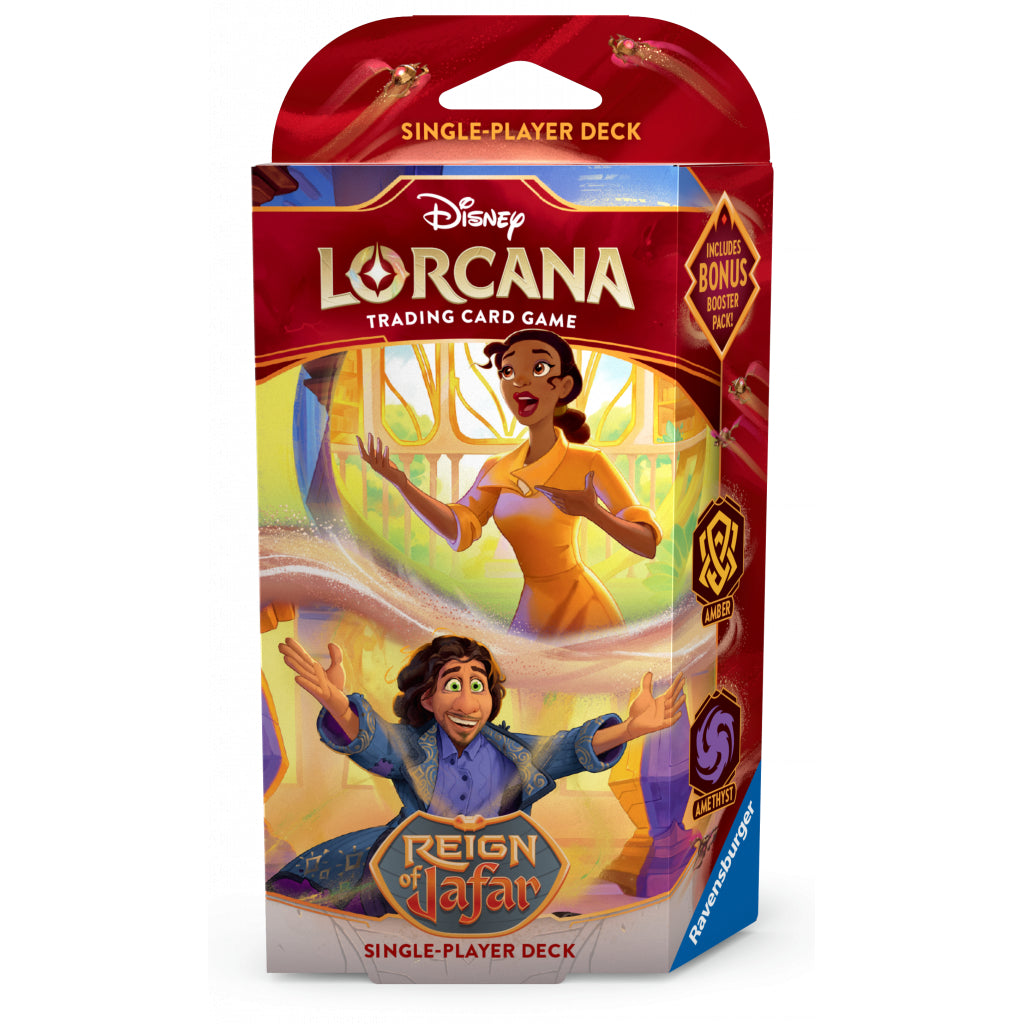 Disney Lorcana Archazias Island: Baraja de inicio, 60 cartas, Rubí y Zafiro (EN)