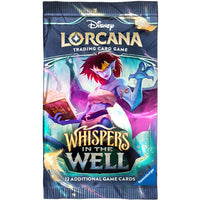 Disney Lorcana Whispers in the Well: Booster Pack of 12 Cards, English Edition