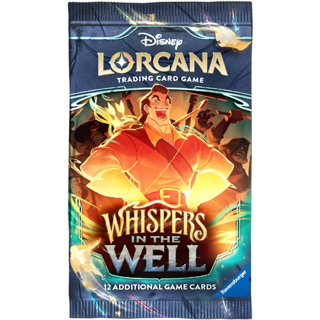 Disney Lorcana Whispers in the Well: Booster Pack of 12 Cards, English Edition