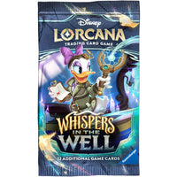 Disney Lorcana Whispers in the Well: Booster Pack of 12 Cards, English Edition