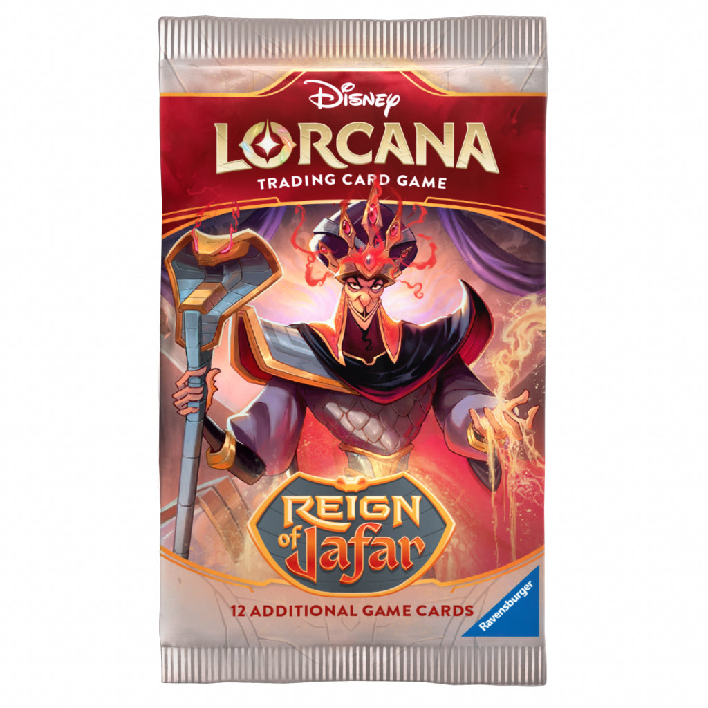 Disney Lorcana Azurite Sea: Sobre de refuerzo, 12 cartas (EN)