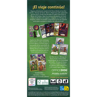 Las Dos Torres: El Juego de Bazas (LOTR Two Towers Trick Taking Game), Edicíon en Español
