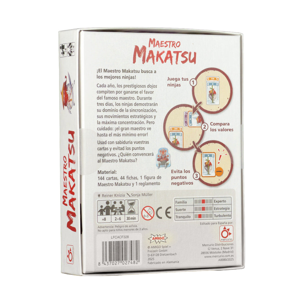 Maestro Makatsu, Juego de Mesa, Edición en Español