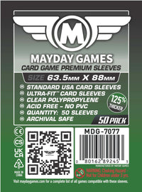 Fundas para tarjetas Mayday: Premium, paquete de 50
