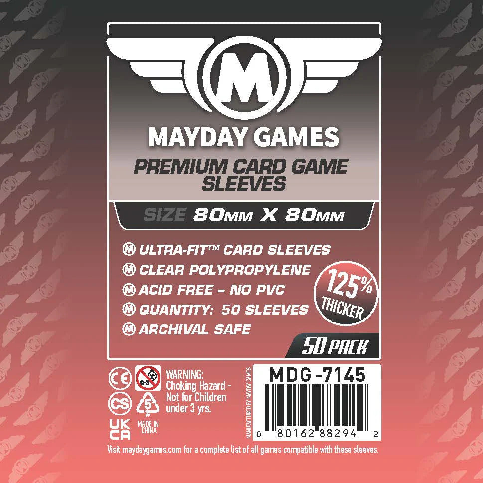 Fundas para tarjetas Mayday: Premium, paquete de 50