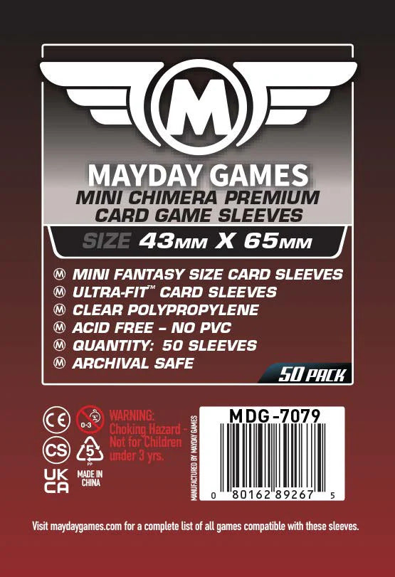 Fundas para tarjetas Mayday: Premium, paquete de 50