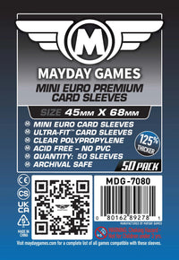 Fundas para tarjetas Mayday: Premium, paquete de 50