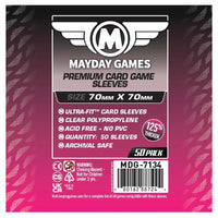 Fundas para tarjetas Mayday: Premium, paquete de 50
