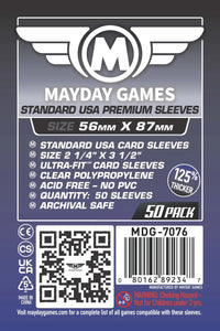 Fundas para tarjetas Mayday: Premium, paquete de 50