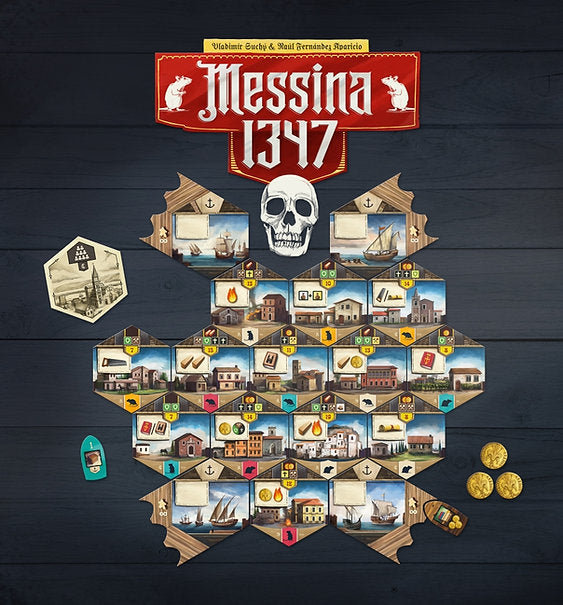 Messina 1347 English Board Game