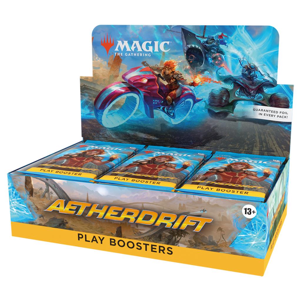 Magic the Gathering Aetherdrift Play Display of 30 Packs of 14 Boosters, English Edition
