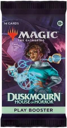 Magic the Gathering Duskmourn: House of Horrors Play Booster, Pack of 14, English Edition