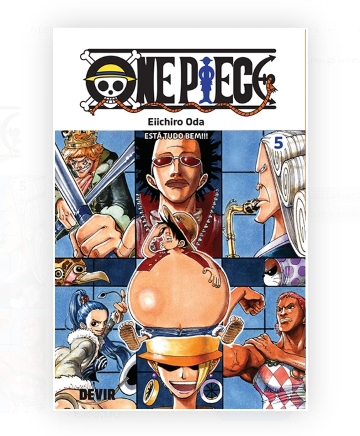 One Piece Vol. 5 Manga in Portuguese, by Eiichiro Oda