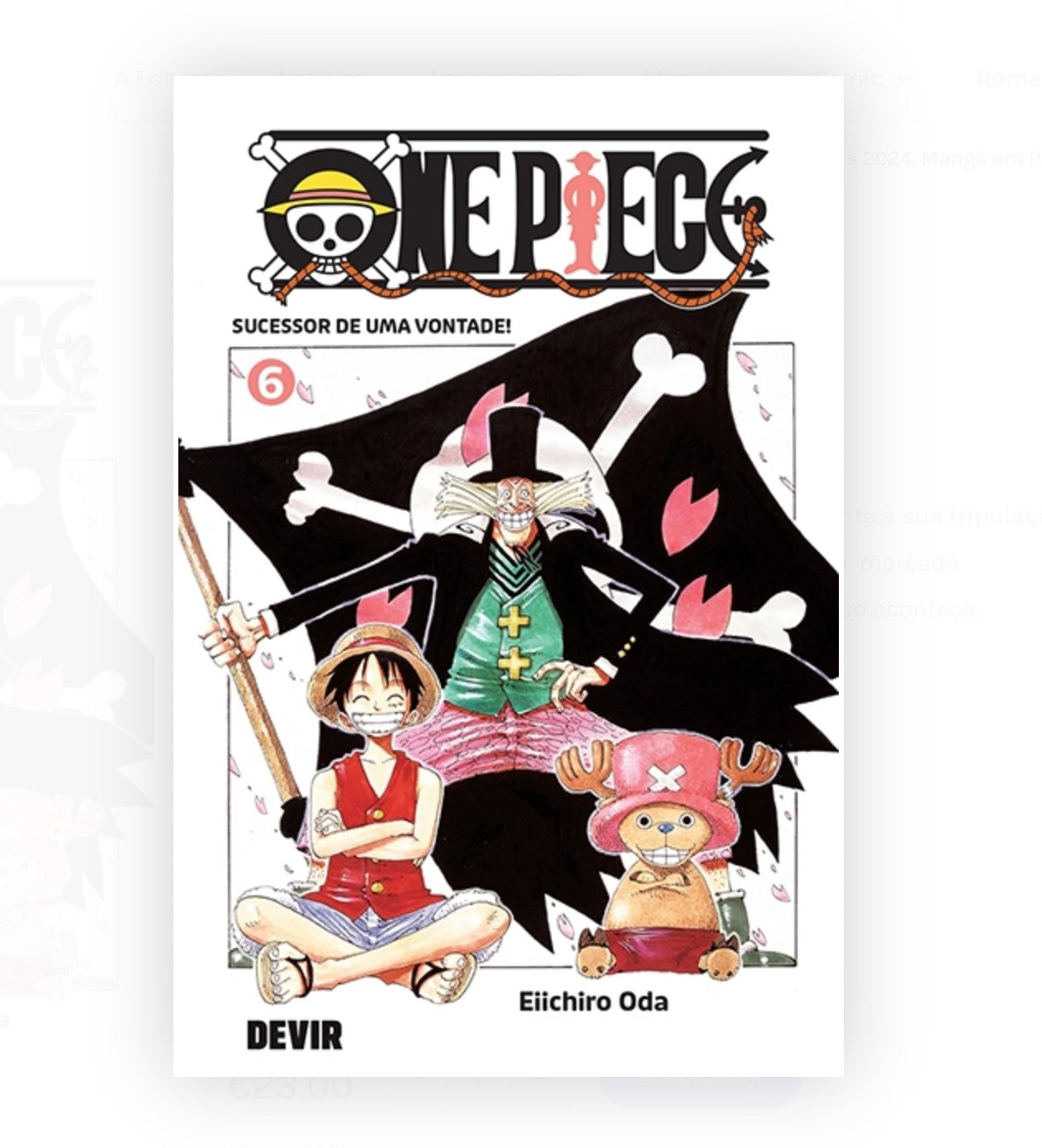 One Piece Vol. 6 Manga in Portuguese, by Eiichiro Oda