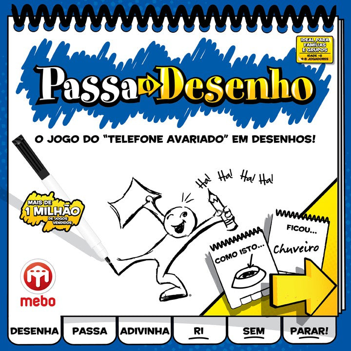 Passa o Desenho, Edição em Portugûes