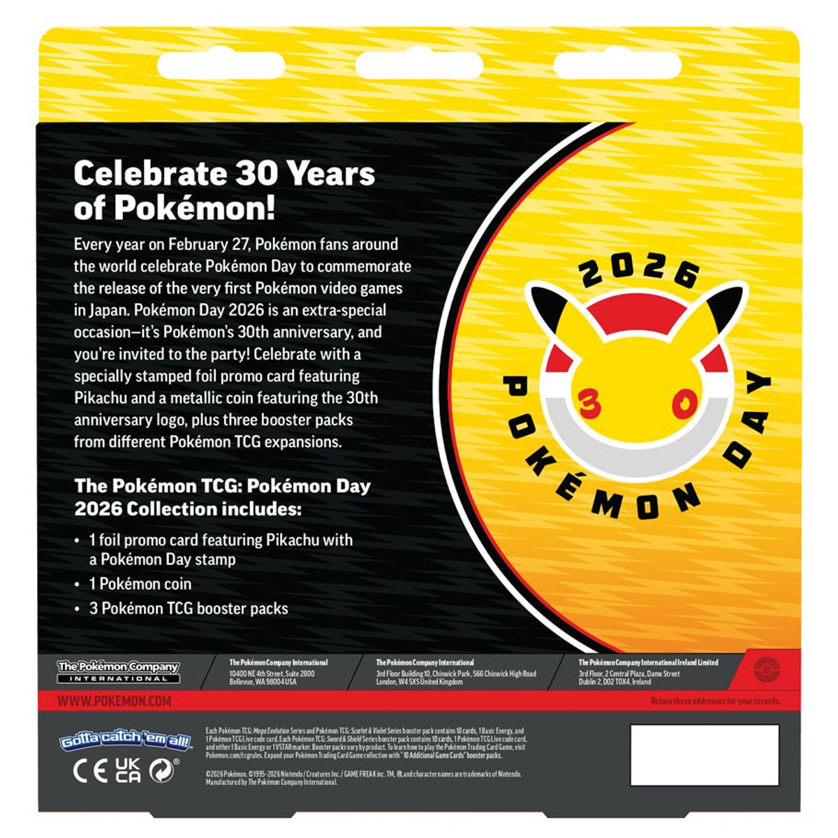 Pokémon Day 2026 Collection, English Edition