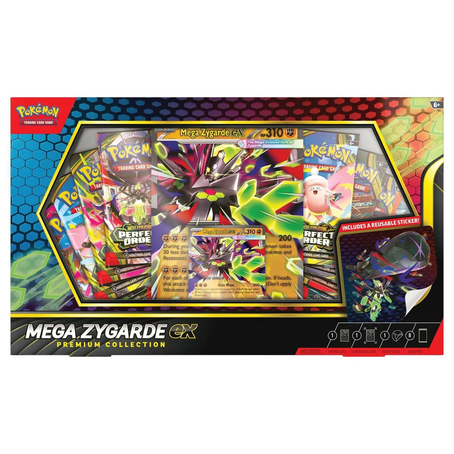 Pokemon Mega Evolution Ascended Heroes Mega Zygarde ex Premium Collection, English