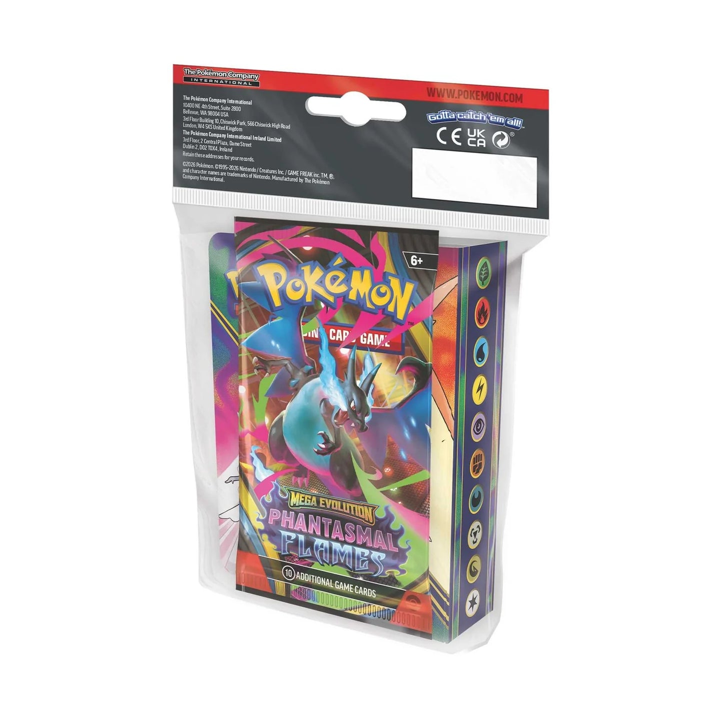 Pokemon Mini Portfolio 2026 with Booster Pack, English Edition