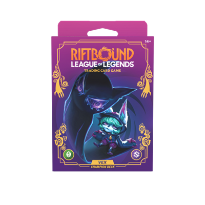 Riftbound: League of Legends Unleashed: Champion Deck - Vex , English Edition