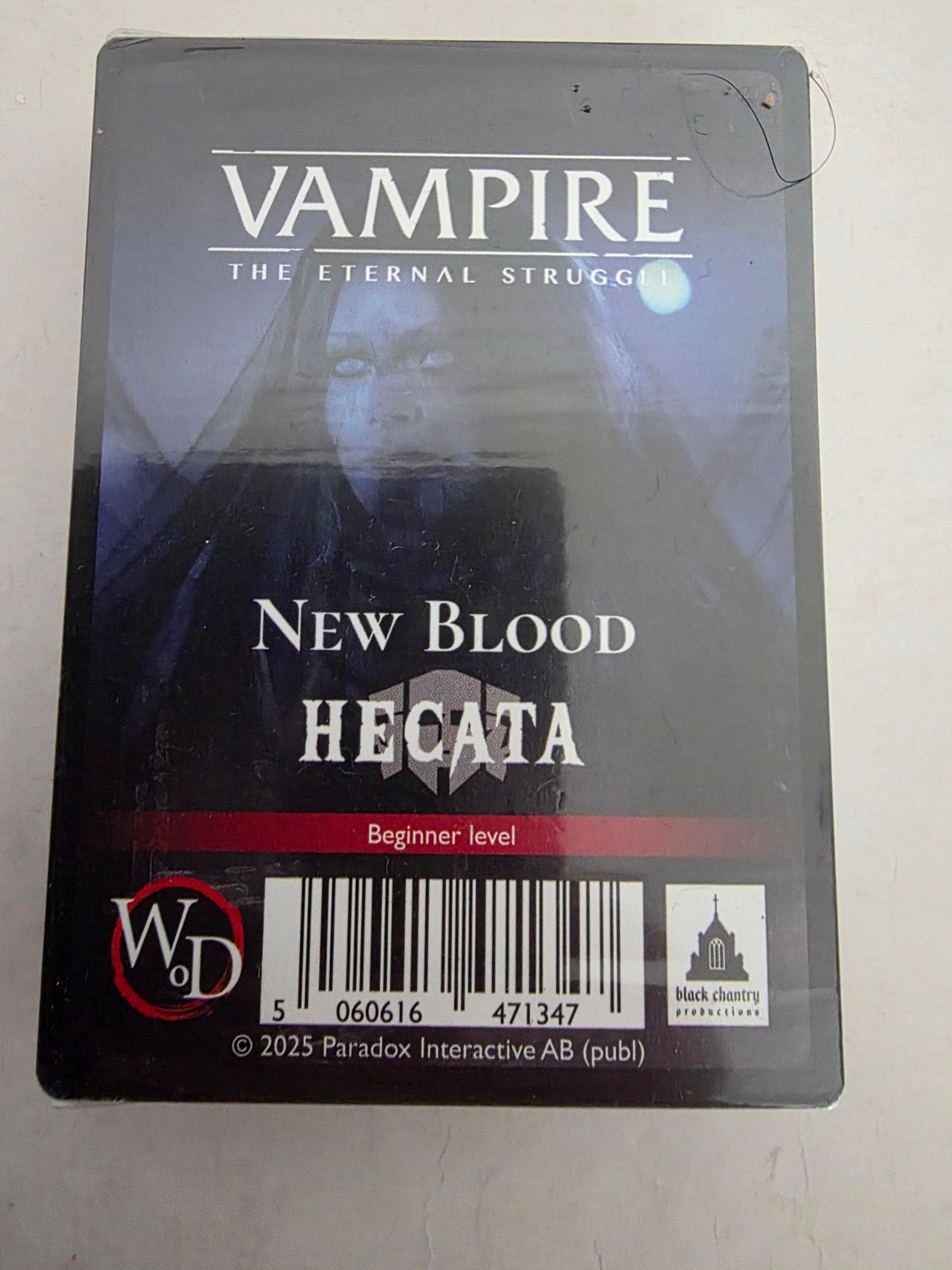 Vampire: The Eternal Struggle Fifth Edition New Blood Hecata, English