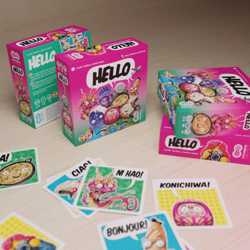 Hello Juego de Mesa, Edicíon en Español y Inglés 